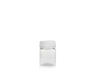 100ml Square PET Jar